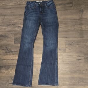 Classic Dark Blue Flare Jeans